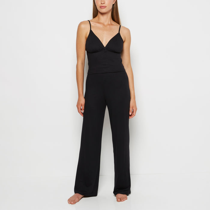 Pajama Pant in Tuxedo Black
