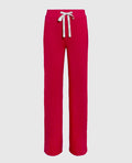 Pajama Pant with Logo Drawstring in Cosmo Red