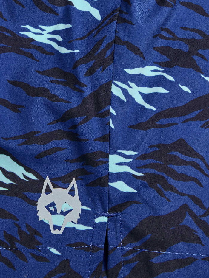 Peace Maker Torch Swim IONA - Signature Greyson Wolf Head Logo on Mountain Print Fabric | Greyson Clothiers