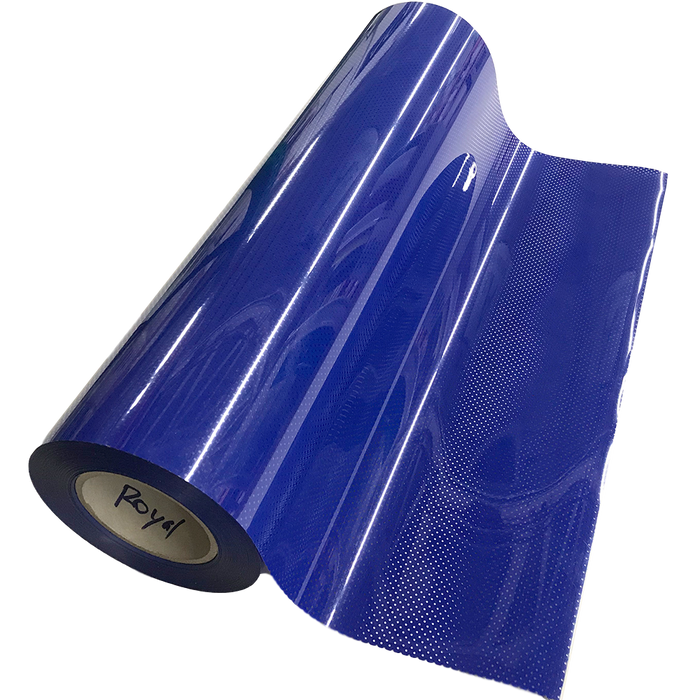 Perforated Royal Blue Heat Transfer Vinyl 54yds x 19"