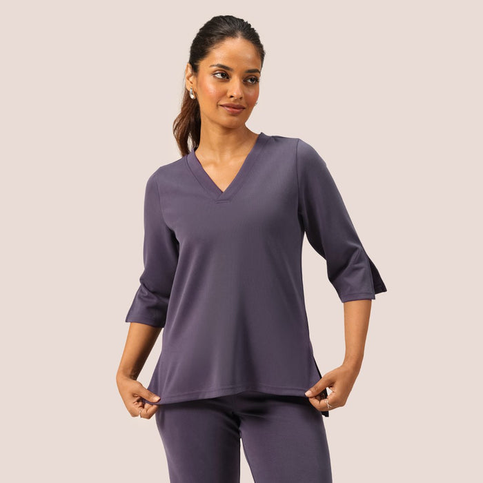 PetalRib™ Slit Sleeve Top - BlissClub