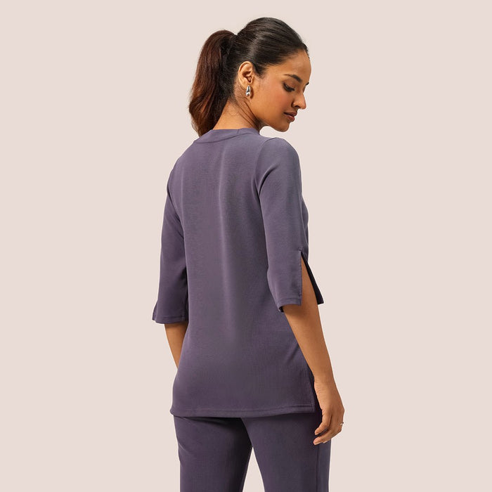 PetalRib™ Slit Sleeve Top - BlissClub