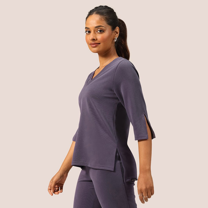 PetalRib™ Slit Sleeve Top - BlissClub