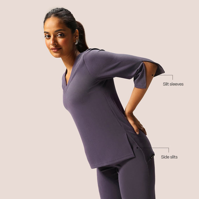 PetalRib™ Slit Sleeve Top - BlissClub