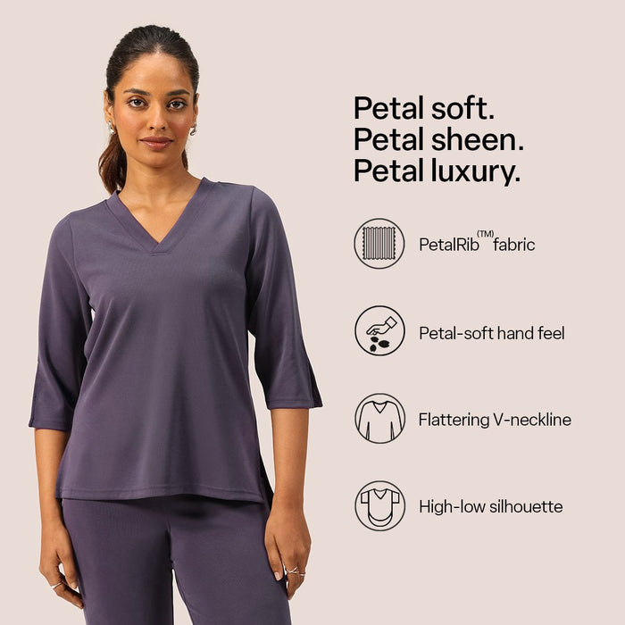 PetalRib™ Slit Sleeve Top - BlissClub