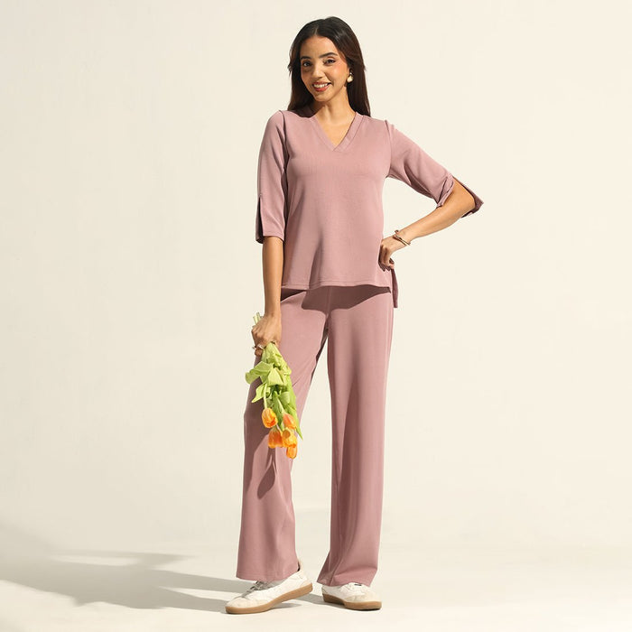 PetalRib™ Wide Leg Pants - BlissClub
