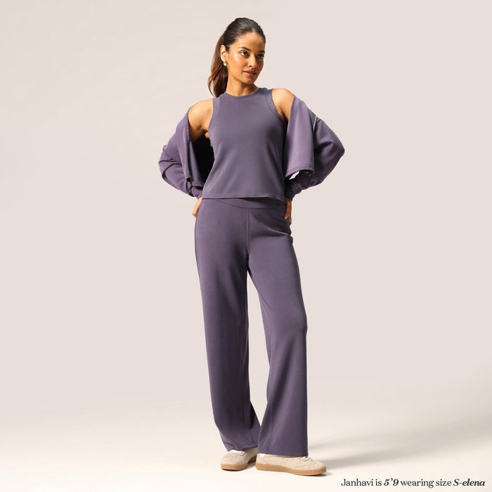 PetalRib™ Wide Leg Pants - BlissClub