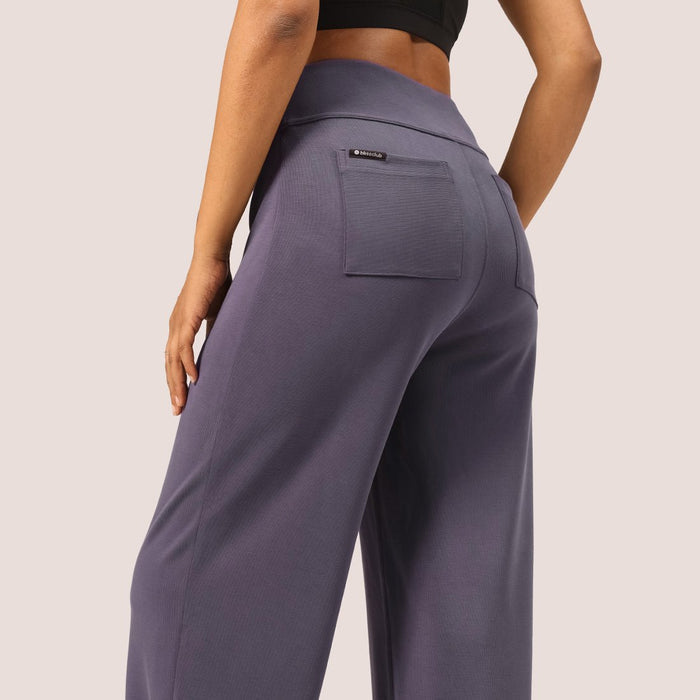 PetalRib™ Wide Leg Pants - BlissClub