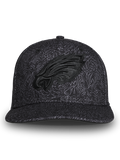 Philadelphia Eagles Den of Thieves 9Fifty Snapback - Black Allover Pattern Front View | Greyson Clothiers