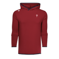Varsity Red Phillies Colorado Hoodie - Phillies P Logo & Wolf Emblem Detail, Front Flat Lay | Greyson Clothiers