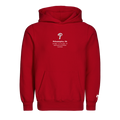 Red Cotton Philadelphia Phillies Hoodie - Front View with Wolf Logo | Greyson Clothiers