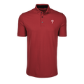 Varsity Red Philadelphia Phillies Crowley Performance Golf Polo - Front View | Greyson Clothiers