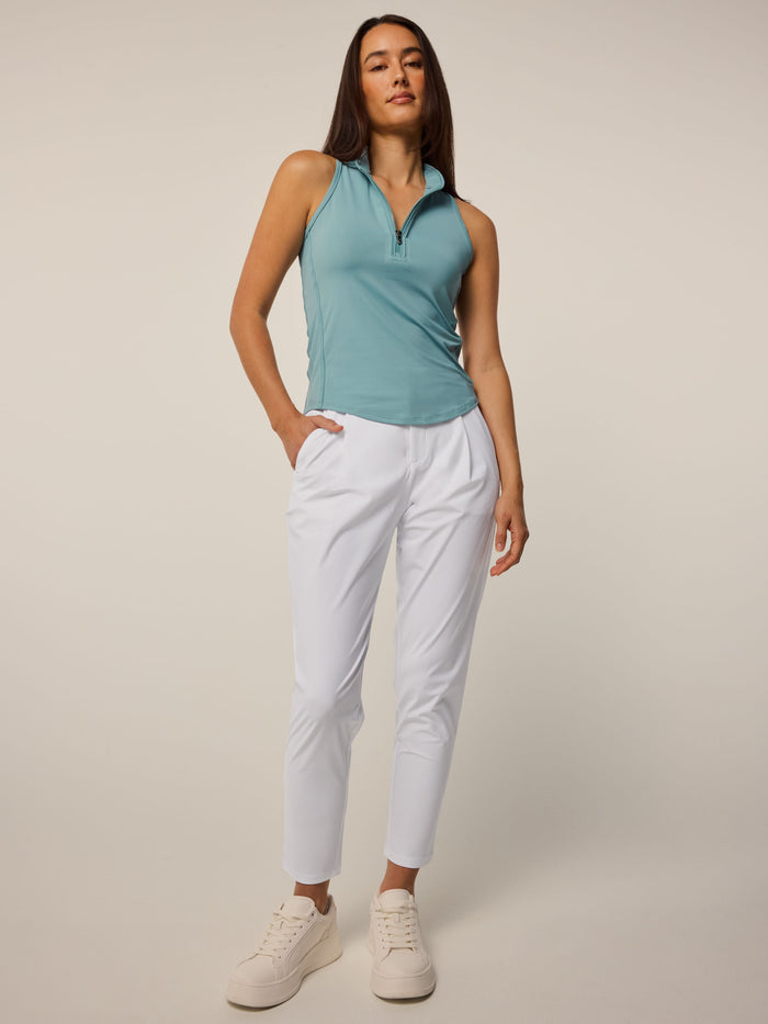 Arctic Phoenix Pleated Trouser - Full-Length On-Model Styled Look | Greyson Clothiers