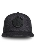 Pittsburgh Steelers Den of Thieves 9Fifty Snapback, black allover print raised logo - Front View | Greyson Clothiers