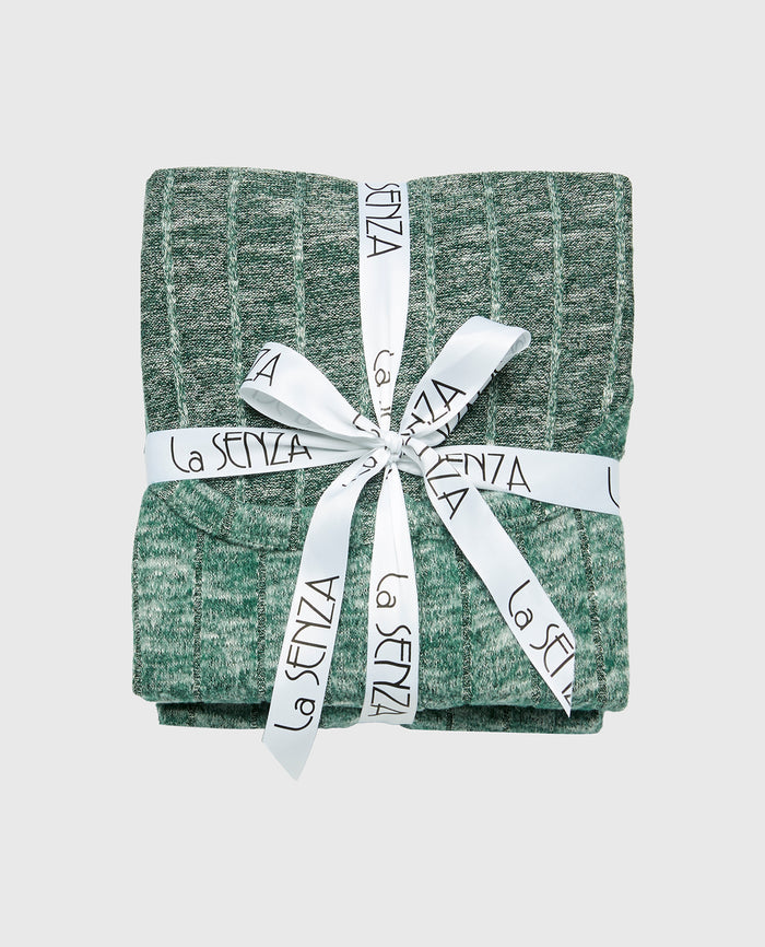 PJ Set with LS Logo Patch in Emerald Green