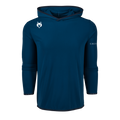 Deep Blue Players Club Colorado Hoodie Front View - Men's Premium Golf Hoodie with Wolf Logo | Greyson Clothiers