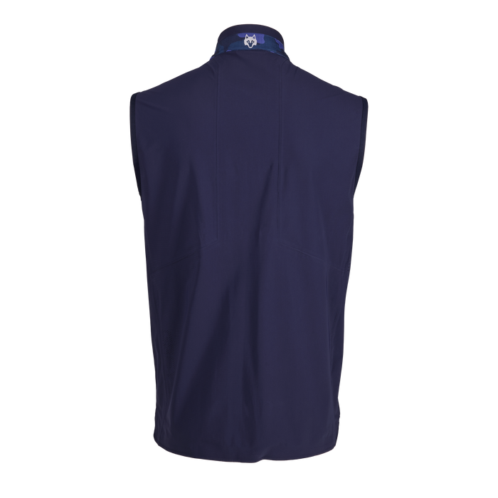 Maltese Blue Players Club Coywolf Sport Vest - Back View, Camo Collar Detail | Greyson Clothiers