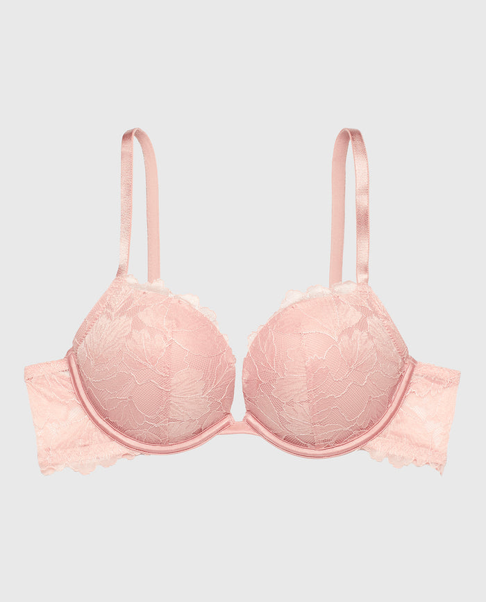 Plunge Bra in Royal Pink