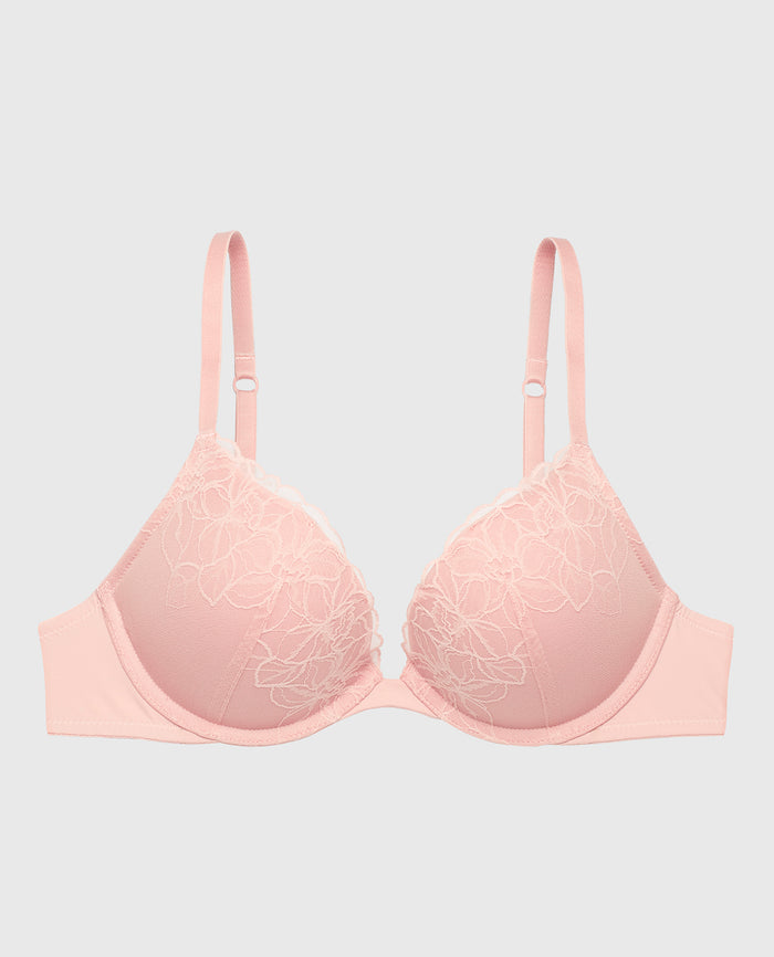 Plunge Bra in Royal Pink