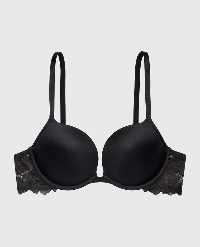 Plunge Bra in Tuxedo Black