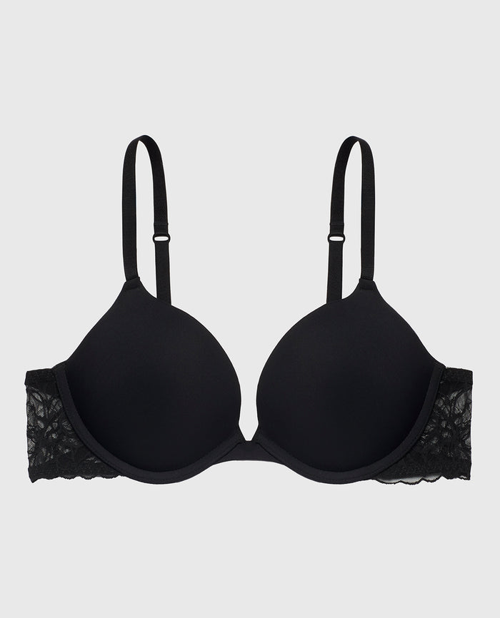 Plunge Bra in Tuxedo Black