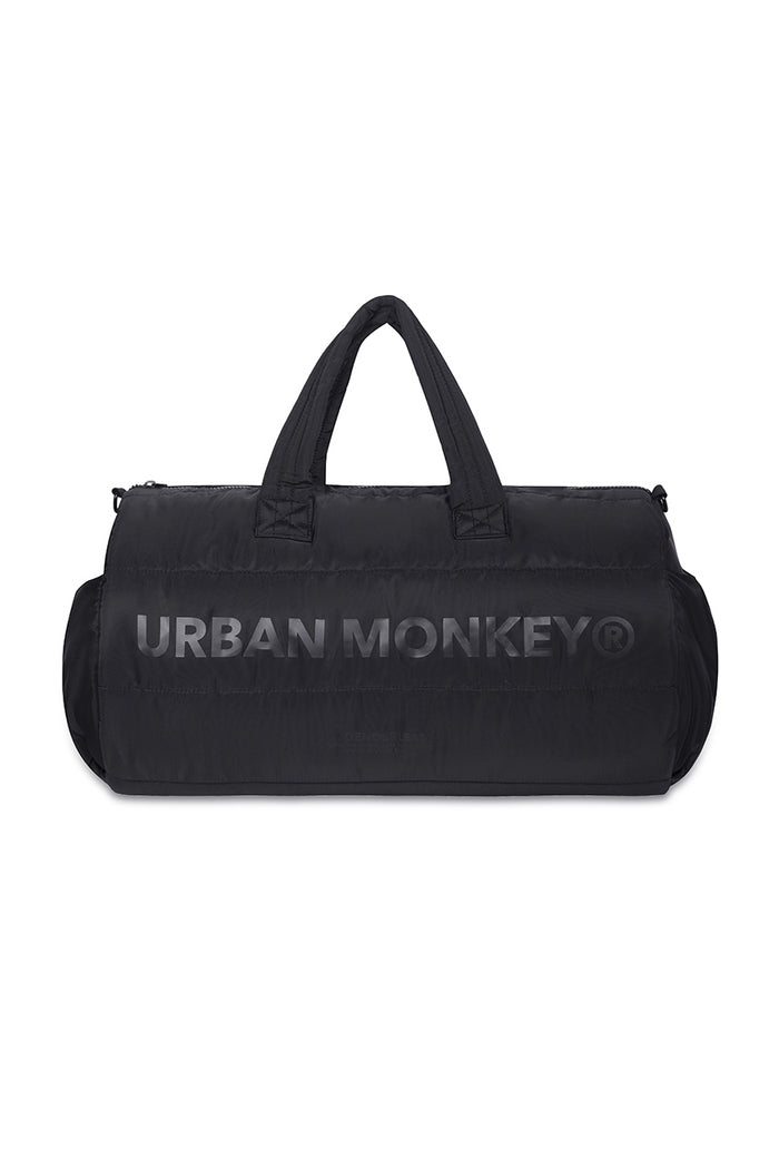 Puffer Duffle Bag // Black On Black Urban Monkey®