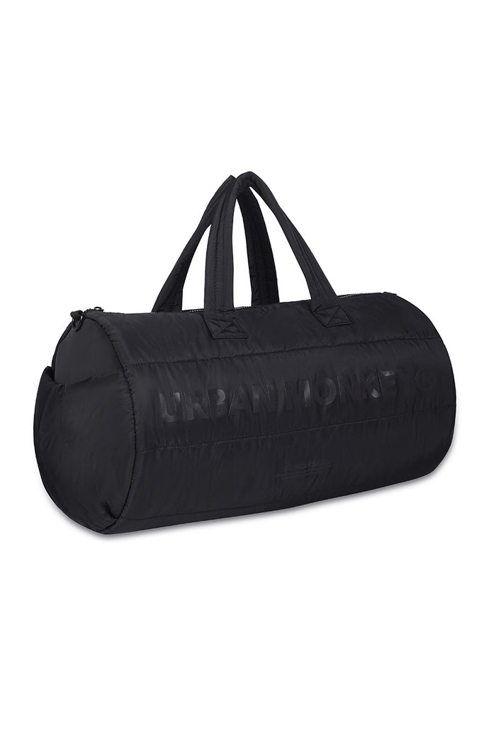 Puffer Duffle Bag // Black On Black Urban Monkey®