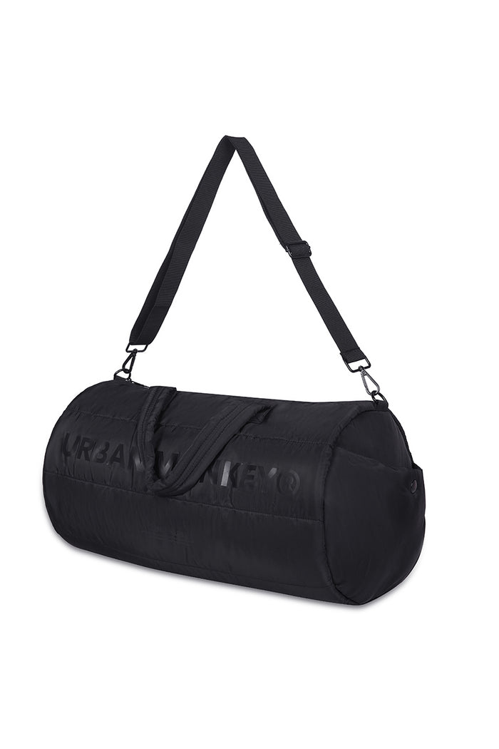 Puffer Duffle Bag // Black On Black Urban Monkey®