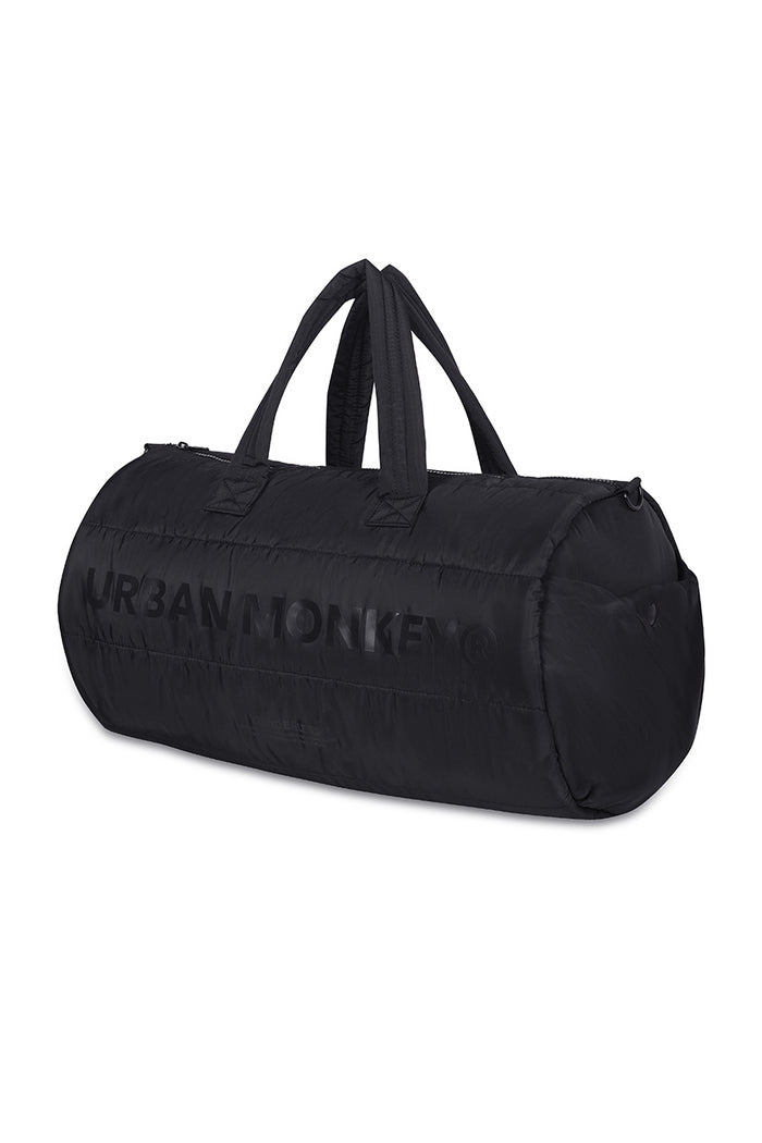 Puffer Duffle Bag // Black On Black Urban Monkey®