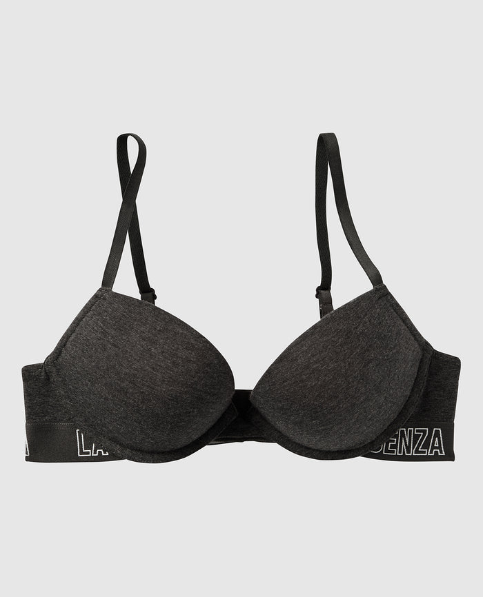Push Up Bra in Ember Grey