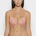 Push Up Bra with all over Reverie Lace in Old Rose