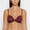 Push up bra with all over Reverie Lace in Russian Ruby