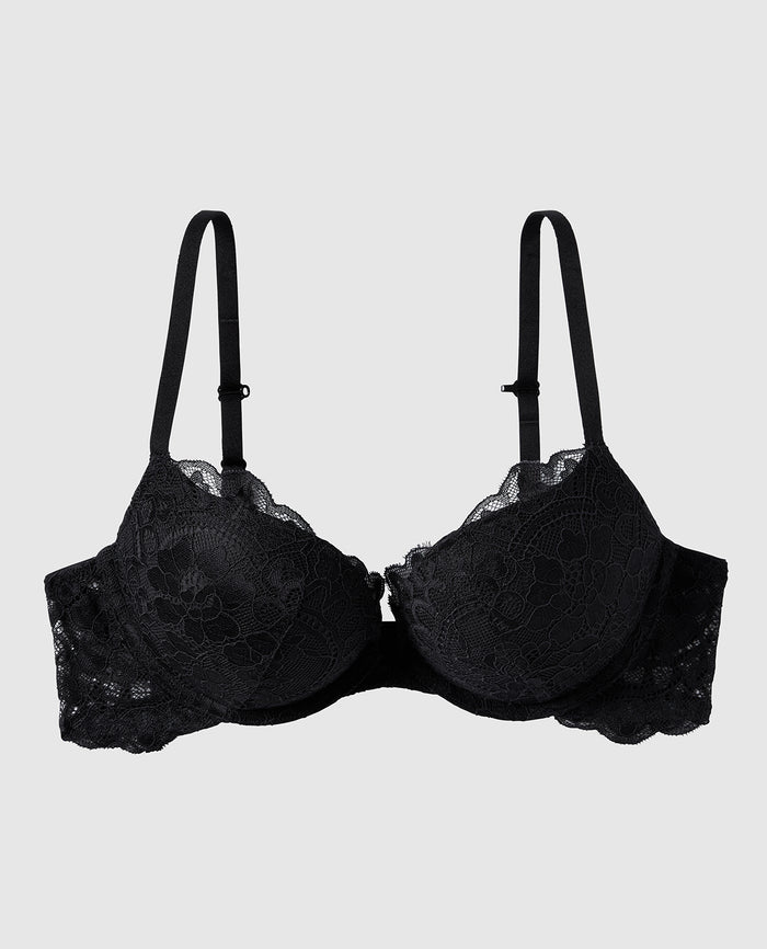 Push Up Bra with Allover Lace