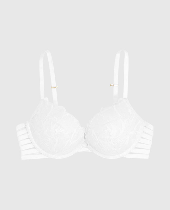 Push Up Bra with Gated Wing