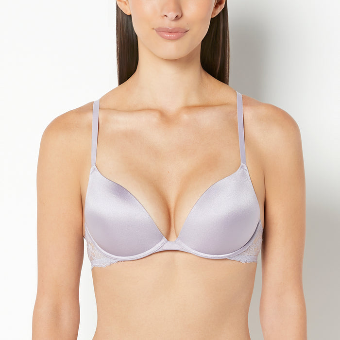 Push Up Bra with Lace Wing in Lavender Aura