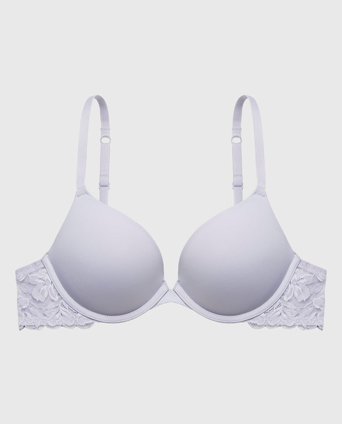 Push Up Bra with Poetic Lace Wing in Cosmic Sky