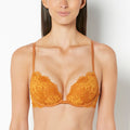 Push Up Plunge Bra with Bewitched Lace in Golden Glow