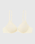 Push Up Plunge Bra with Lace Overlay