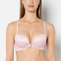 Push Up Plunge bra with Romantic Lace Wing in Sweet Dream