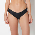 Remix Cotton Hipster Panty in Tuxedo Black