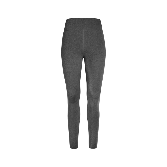 Smoke Heather Rhinebeck High-Rise Legging - Flat Lay Front View | Greyson Clothiers