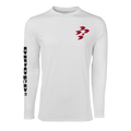 Arctic Ripper GC Guide Long Sleeve Tee - Front View, Ripper GC Chest Logo & Sleeve Graphic | Greyson Clothiers