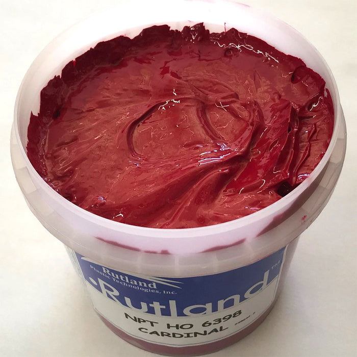 RUTLAND Chill LC Cardinal 6398 PLASTISOL OIL BASE INK FOR SILK SCREEN PRINTING