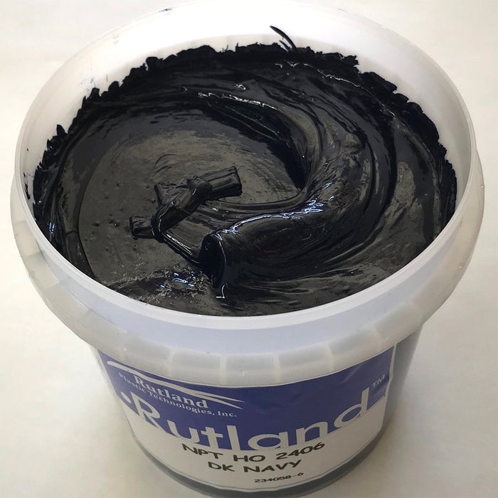 RUTLAND Chill LC Dark Navy 2406 PLASTISOL OIL BASE INK FOR SILK SCREEN PRINTING