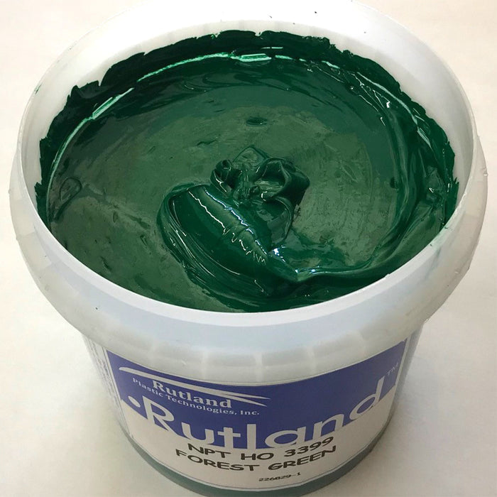 RUTLAND Chill LC Forest Green 3399 PLASTISOL OIL BASE INK FOR SILK SCREEN PRINTING