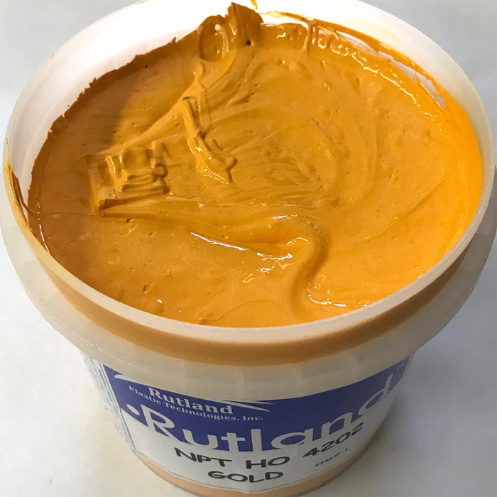 RUTLAND Chill LC Gold 4202 PLASTISOL OIL BASE INK FOR SILK SCREEN PRINTING