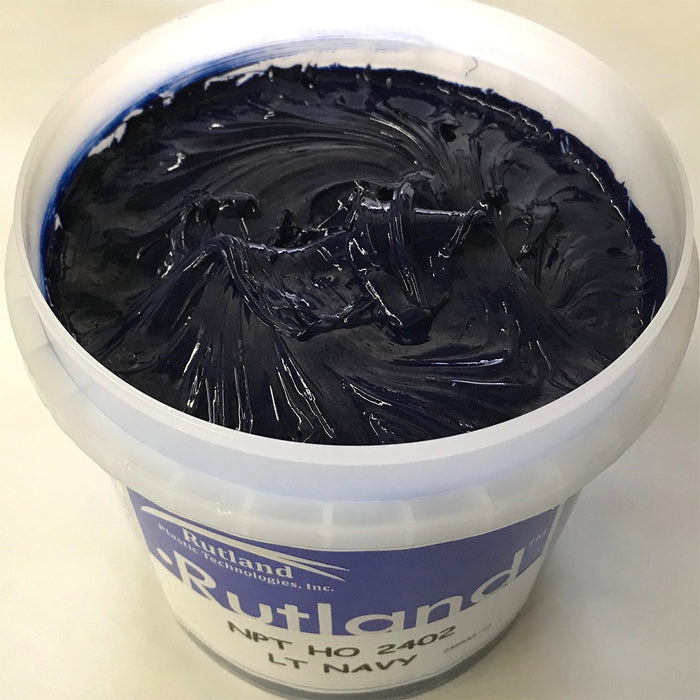 RUTLAND Chill LC Lt Navy 2402 PLASTISOL OIL BASE INK FOR SILK SCREEN PRINTING