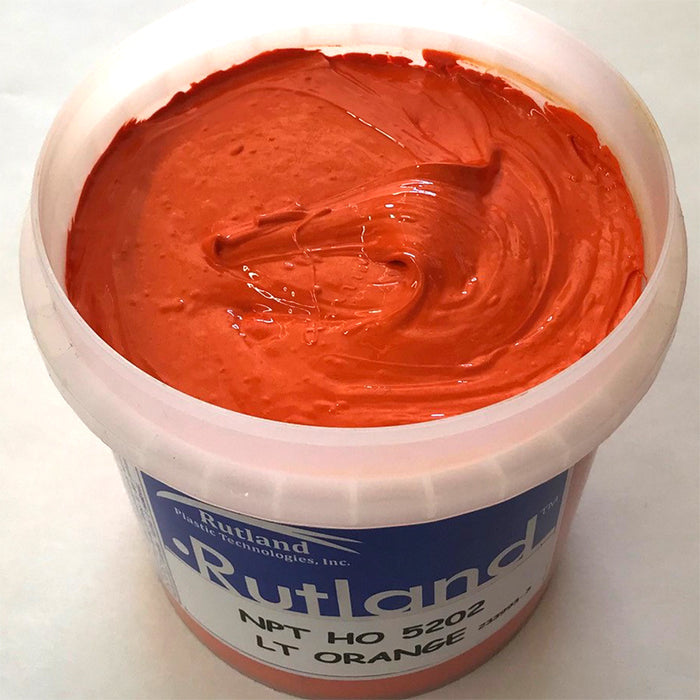 RUTLAND Chill LC Orange 5205 PLASTISOL OIL BASE INK FOR SILK SCREEN PRINTING