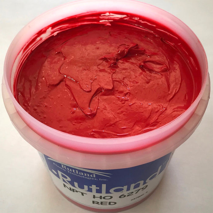 RUTLAND Chill LC Red 6279 PLASTISOL OIL BASE INK FOR SILK SCREEN PRINTING