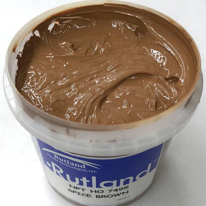 RUTLAND Chill LC Spice Brown 7495 PLASTISOL OIL BASE INK FOR SILK SCREEN PRINTING